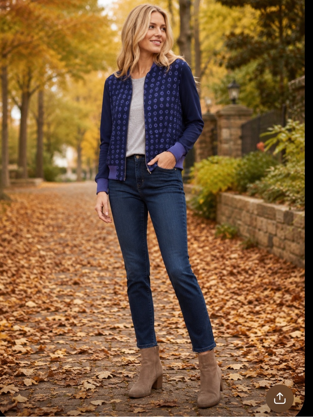 Anthropologie Amadi Eyelet Bomber Jacket